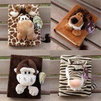 Álbum de fotos Nici com capa de animais em peluche