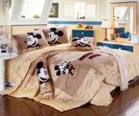 Conjunto de cama Quarto Mickey creme
