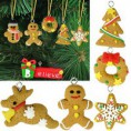 Conjunto de bonecos de decoração de árvore de Natal