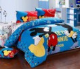 Conjunto de cama Quarto Mickey Azul