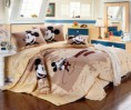 Conjunto de cama Quarto Mickey creme